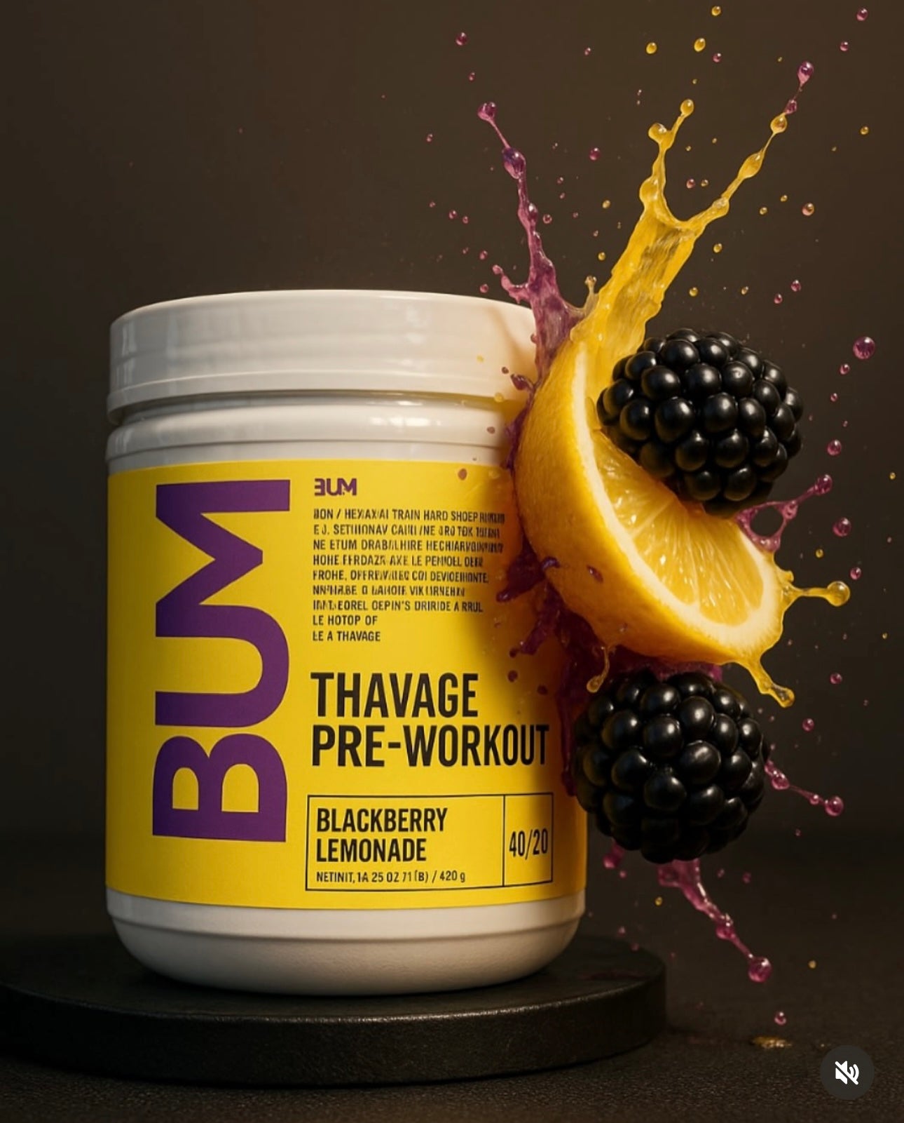 THAVAGE PRE WORK OUT BLACK LEMONADE