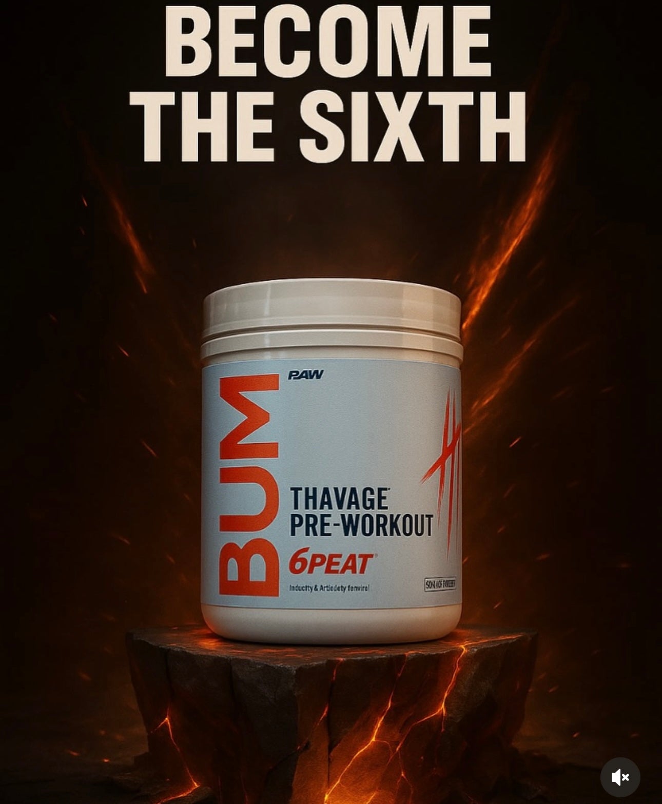 THAVAGE PRE WORK OUT 6 PEAT